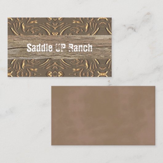 Cartes de visite occidentaux (Devant / Derrière)