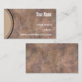 Cartes de visite occidentaux de coutume (Devant / Derrière)