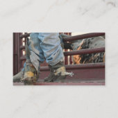 Cartes de visite occidentaux de Taureau de cowboy (Devant)