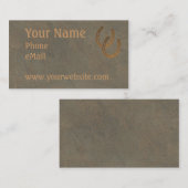 Cartes de visite occidentaux PERSONNALISABLES (Devant / Derrière)