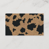 Cartes de visite occidentaux PERSONNALISABLES (Dos)