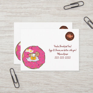 Cartes de Visite, Œufs du Petit Déjeuner BaconCart