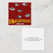 Cartes de visite officiels de Cinemondo (Devant / Derrière)