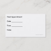 Cartes de visite optiques (Dos)