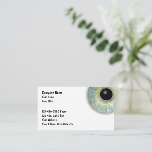 Cartes de visite optiques (Debout devant)