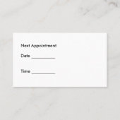 Cartes de visite optiques (Dos)