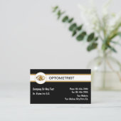 Cartes de visite optométristes (Debout devant)