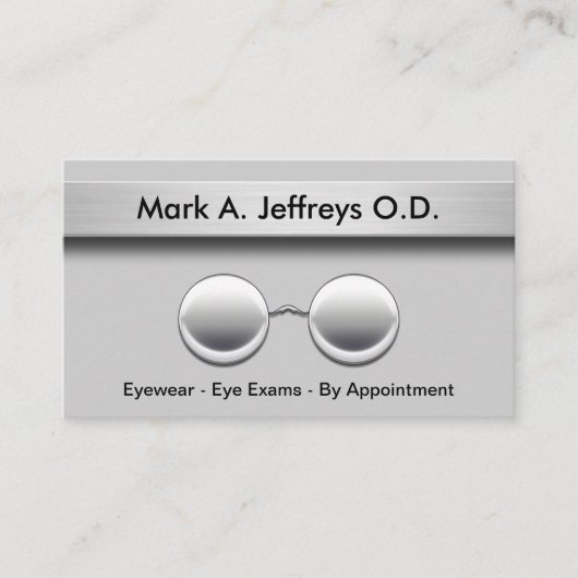 Cartes de visite optométristes (Devant)