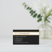 Cartes de visite optométristes (Debout devant)