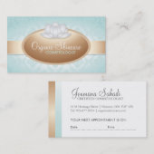 Cartes de visite organiques personnalisables de (Devant / Derrière)