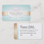 Cartes de visite organiques personnalisables de (Devant / Derrière)