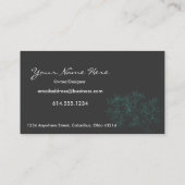 Cartes de visite orientés asiatiques de conception (Dos)