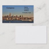 Cartes de visite orientés de New York (Devant / Derrière)