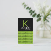 Cartes de visite originaux de monogramme (Debout devant)