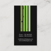 Cartes de visite originaux de monogramme (Dos)