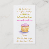 Cartes de visite originaux de petit gâteau (Dos)