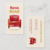 Cartes de visite originaux d'échafaudage de maison (Devant / Derrière)