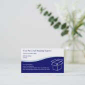 Cartes de visite Pack Et Expédition (Debout devant)