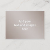 Cartes de visite Palmier Bleu sarcelle (Dos)