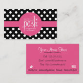 Cartes de visite parfaitement snob (Devant / Derrière)