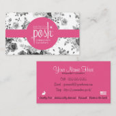 Cartes de visite parfaitement snob (Devant / Derrière)