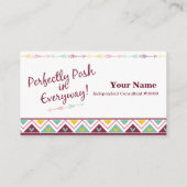 Cartes de visite parfaitement snob, Boho snob (Dos)