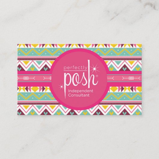 Cartes de visite parfaitement snob, Boho snob (Devant)