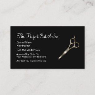 Cartes de visite parfaits de salon de beauté