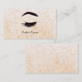 CARTES DE VISITE parties scintillant (Devant / Derrière)