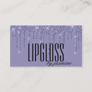Cartes de visite Parties scintillant Lipgloss