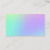 Cartes de visite Pastel Gradient (Dos)