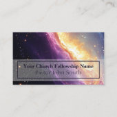 Cartes de visite pasteurs de l'église violette cél (Devant)