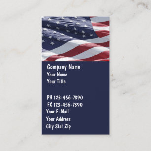 Cartes de visite patriotiques