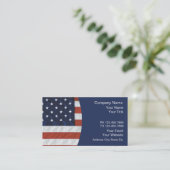 Cartes de visite patriotiques fixes (Debout devant)