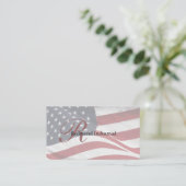 Cartes de visite patriotiques Monogrammes (Debout devant)