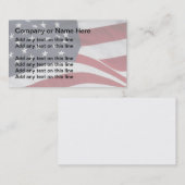 Cartes de visite patriotiques simples (Devant / Derrière)