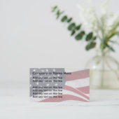 Cartes de visite patriotiques simples (Debout devant)