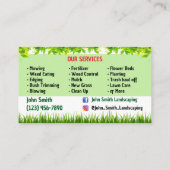 Cartes de visite paysagers (Dos)