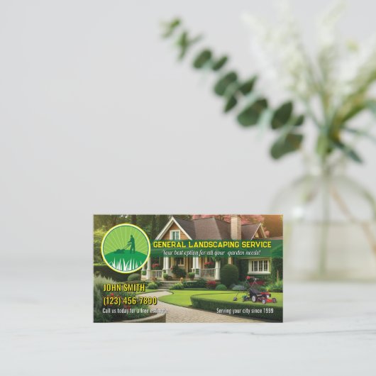 Cartes de visite paysagers (Debout devant)