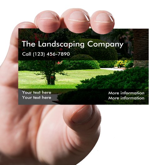 Cartes de visite paysagers