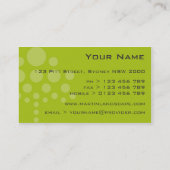 cartes de visite > paysagiste [vert : chaux] (Dos)