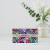 Cartes de visite Peacock colorés (Debout devant)