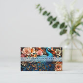 Cartes de visite Peacock colorés (Debout devant)
