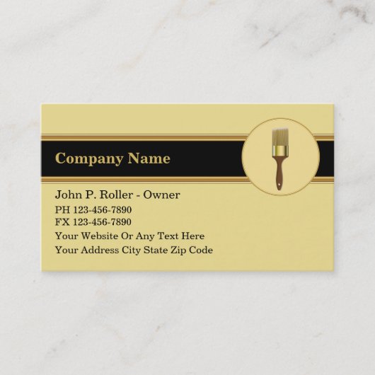 Cartes de visite peintres (Devant)