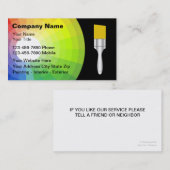 Cartes de visite peintres (Devant / Derrière)