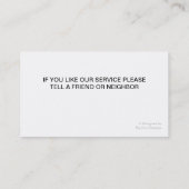 Cartes de visite peintres (Dos)