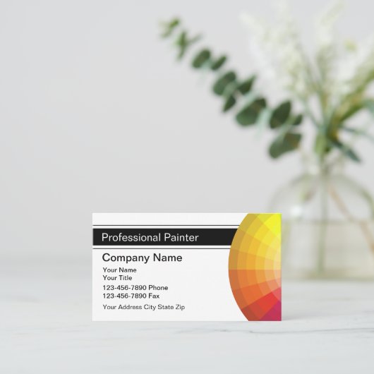 Cartes de visite peintres (Debout devant)