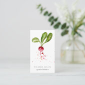 Cartes de visite peints de radis (Debout devant)