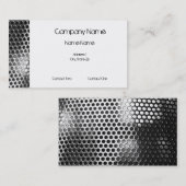 Cartes de visite perforés en métal (Devant / Derrière)