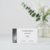 Cartes de visite perforés en métal (Debout devant)